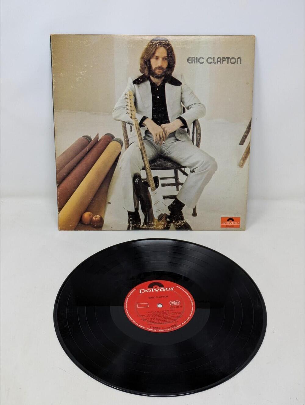 1970 Eric Clapton Self Titled Solo Album Vinyl Record 33 Vintage - Picture 1 of 6